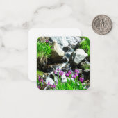 Carte de note de flux de montagne (Devant/Arrière en situation)