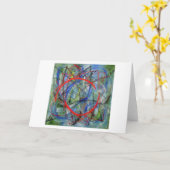 Carte de note de galaxie (Fleur jaune)