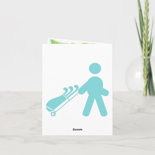 Carte de note de golf (Dos)