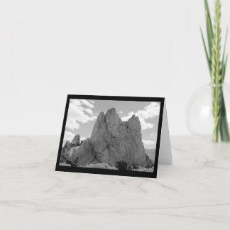 Carte de note de grimpeur de montagne (blanc)