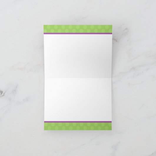 Carte de note de Gymnaste violet (Intérieur)