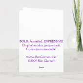 Carte de note de Harvey (Dos)