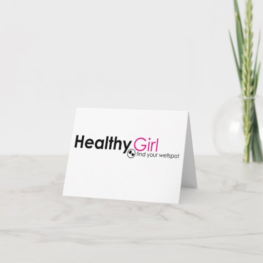 Carte de note de HealthyGirl (Devant)
