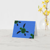 CARTE DE NOTE DE HONU (SÉRIES HAWAÏENNES) (Fleur jaune)