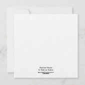 Carte de note de jardin anglais (Dos)