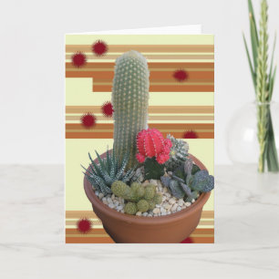 Carte de note de Jardin de cactus no 2
