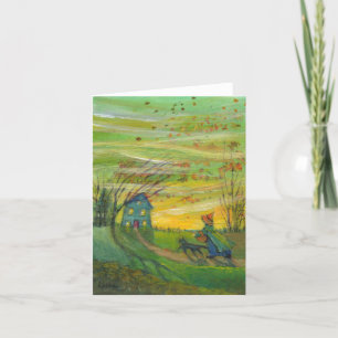 Carte de note de jour Windy