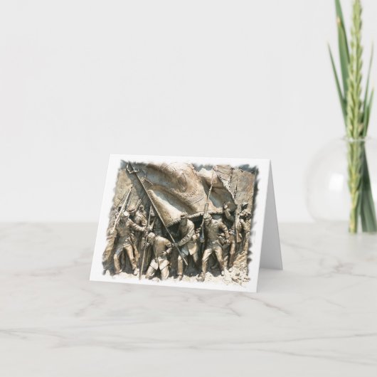 Carte de note de la brigade irlandaise (Devant)