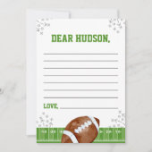 Carte de note de la capsule de l'heure d'anniversa (Devant)