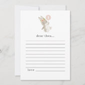 Carte de note de la capsule de l'heure du premier  (Devant)