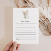 Carte de note de la capsule de l'heure du premier 