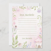 Carte de note de la capsule Fairy First Birth Time (Devant)