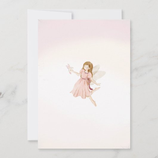 Carte de note de la capsule Fairy First Birth Time (Dos)