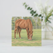 Carte de note de la collection Horse (Debout devant)