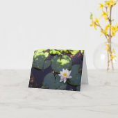 Carte de note de la couche d'eau (Fleur jaune)