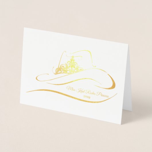 Carte de note de la Couronne Foil Crown (Devant)