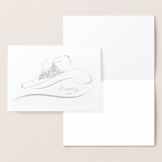 Carte de note de la Couronne Foil Crown (Affichage)