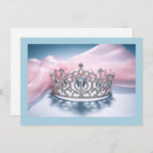 Carte de note de la couronne Pageant (Devant / Derrière)