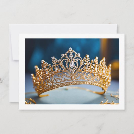 Carte de note de la couronne Pageant (Devant)