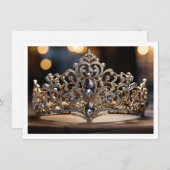 Carte de note de la couronne Pageant (Devant / Derrière)