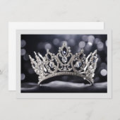 Carte de note de la couronne Pageant (Devant / Derrière)