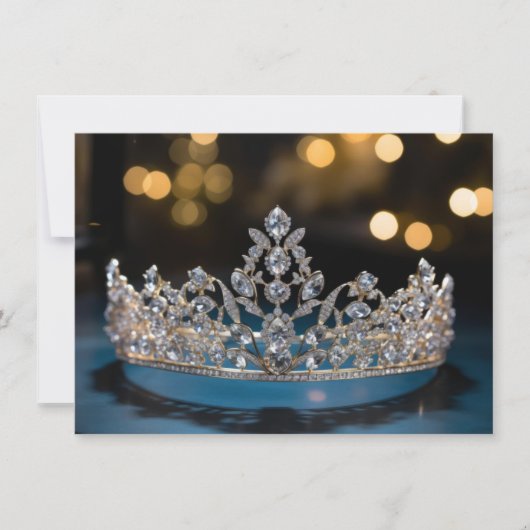 Carte de note de la couronne Pageant (Devant)