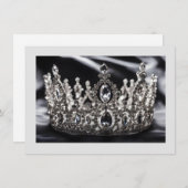 Carte de note de la couronne Pageant (Devant / Derrière)