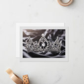 Carte de note de la couronne Pageant (Devant/Arrière en situation)