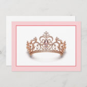 Carte de note de la couronne Pageant (Devant / Derrière)