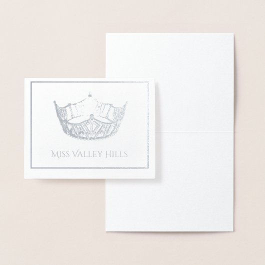 Carte de note de la couronne style America (Affichage)