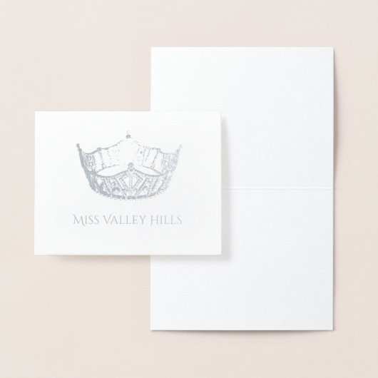 Carte de note de la couronne style America (Affichage)