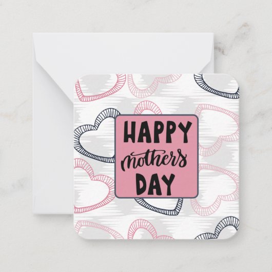 Carte de note de la Fête des mères (Devant)