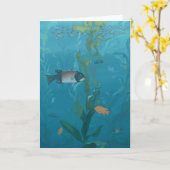Carte de note de la forêt Kelp (Fleur jaune)