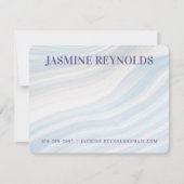 Carte de note de la géode du marbre cool (Devant)