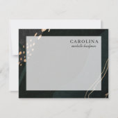 Carte de note de la géode métallique (Devant)