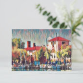 Carte de note de la lagune du Yacht Club de Détroi (Debout devant)