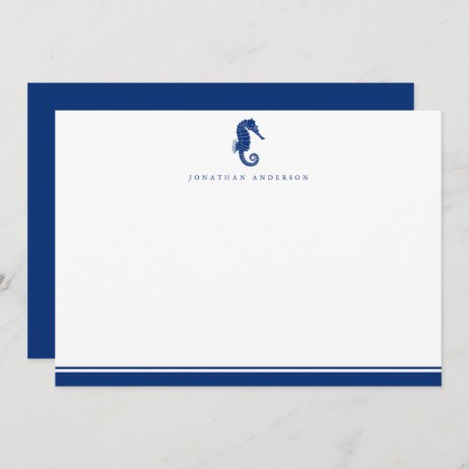 Carte de note de la Marine côtière (Devant / Derrière)