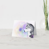 Carte de note de la neige de neige de Sibérie Husk (Devant)