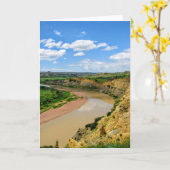 Carte de note de la rivière Little Missouri (Fleur jaune)