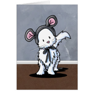 Carte de note de la souris Cat