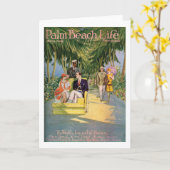 Carte de note de la vie #10 de Palm Beach (Fleur jaune)