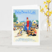 Carte de note de la vie #13 de Palm Beach (Fleur jaune)