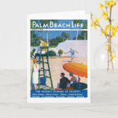 Carte de note de la vie #14 de Palm Beach (Fleur jaune)