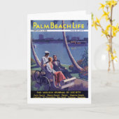 Carte de note de la vie #4 de Palm Beach (Fleur jaune)