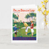 Carte de note de la vie #5 de Palm Beach (Fleur jaune)