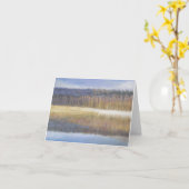 Carte de note de lac morning (Fleur jaune)