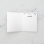 Carte de note de l'Amitié des livres rares (Intérieur)