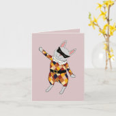 Carte de note de lapny Harlequin (Fleur jaune)