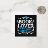 Carte de note de l'auteur du livre (Devant/Arrière en situation)