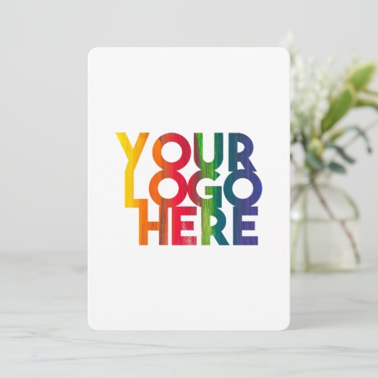 Carte de note de l'entreprise White Simple Busines (Debout devant)